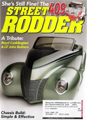STREET RODDER 2008 AUG - TRIBUTE TO BOYD CODDINGTON